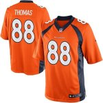 Jerseys Factory Cheap Nike Broncos #88 Demaryius Thomas Orange T