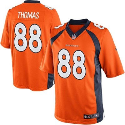 Jerseys Factory Cheap Nike Broncos #88 Demaryius Thomas Orange T