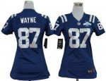 Jerseys Factory Cheap Nike Colts #87 Reggie Wayne Royal Blue Tea