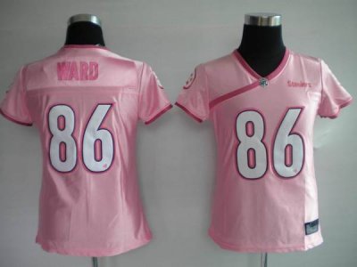 Jerseys Factory Cheap Steelers #86 Hines Ward Pink Lady Embroide