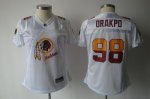 Jerseys Factory Cheap Redskins #98 Brian Orakpo White 2011 Women