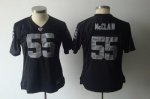 Jerseys Factory Cheap Raiders #55 Rolando McClain Black Women's
