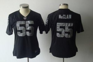 Jerseys Factory Cheap Raiders #55 Rolando McClain Black Women's