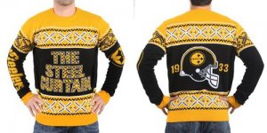 Jerseys Factory Cheap Nike Steelers Men's Ugly Sweater