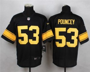 Jerseys Factory Cheap Nike Steelers #53 Maurkice Pouncey Black(G
