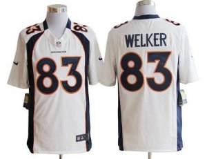Jerseys Factory Cheap Nike Broncos #83 Wes Welker White Men's St