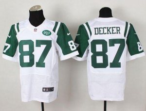 Jerseys Factory Cheap Nike Jets #87 Eric Decker White Men's Stit