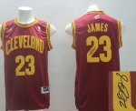 Jerseys Factory Cheap Revolution 30 Autographed Cavaliers #23 Le