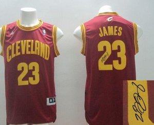 Jerseys Factory Cheap Revolution 30 Autographed Cavaliers #23 Le