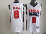 Jerseys Factory Cheap Nike Team USA #8 Scottie Pippen White 2012