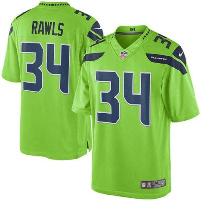 Jerseys Factory Cheap Nike Seahawks #34 Thomas Rawls Green Men's