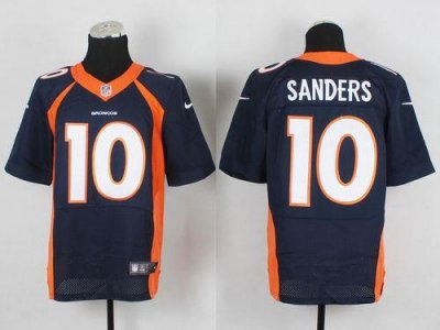 Jerseys Factory Cheap Nike Broncos #10 Emmanuel Sanders Navy Blu