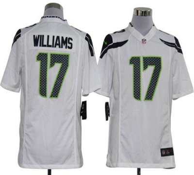 Jerseys Factory Cheap Nike Seahawks #17 Mike Williams White Men'
