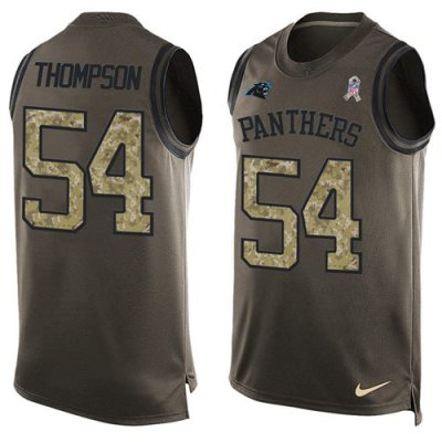 Jerseys Factory Cheap Nike Panthers #54 Shaq Thompson Green Men'