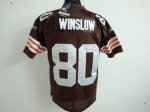 Jerseys Factory Cheap Browns #80 Kellen Winslow Brown Stitched N