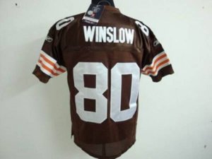 Jerseys Factory Cheap Browns #80 Kellen Winslow Brown Stitched N