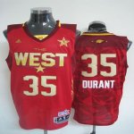 Jerseys Factory Cheap 2011 All Star Thunder #35 Kevin Durant Red