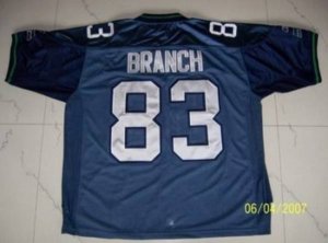 Jerseys Factory Cheap Seahawks Deion Branch #83 Stitched Blue NF