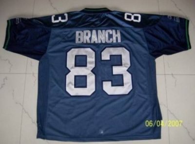 Jerseys Factory Cheap Seahawks Deion Branch #83 Stitched Blue NF