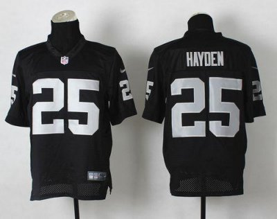Jerseys Factory Cheap Nike Raiders #25 D.J. Hayden Black Team Co
