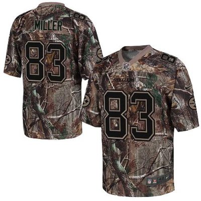 Jerseys Factory Cheap Nike Steelers #83 Heath Miller Camo Men's