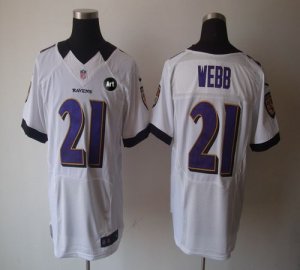 Jerseys Factory Cheap Nike Ravens #21 Lardarius Webb White With