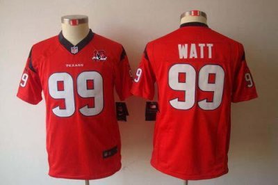 Jerseys Factory Cheap Nike Texans #99 J.J. Watt Red Alternate Wi