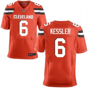 Jerseys Factory Cheap Nike Browns #6 Cody Kessler Orange Alterna
