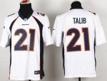 Jerseys Factory Cheap Nike Broncos #21 Aqib Talib White Men's St