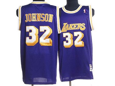 Jerseys Factory Cheap Mitchell and Ness Lakers #32 Magic Johnson