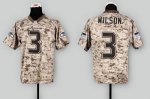 Jerseys Factory Cheap Nike Seahawks #3 Russell Wilson Camo USMC