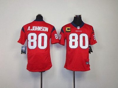 Jerseys Factory Cheap Nike Texans #80 Andre Johnson Red Alternat