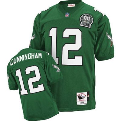 Jerseys Factory Cheap Mitchell&Ness Eagles #12 Randall Cunningha