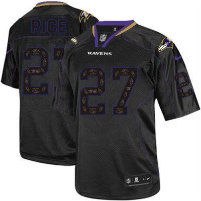Jerseys Factory Cheap Nike Ravens #27 Ray Rice New Lights Out Bl