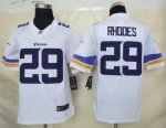 Jerseys Factory Cheap Nike Vikings #29 Xavier Rhodes White Men's