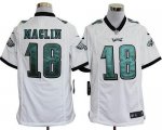 Jerseys Factory Cheap Nike Eagles #18 Jeremy Maclin White Men's