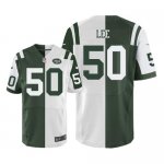 Jerseys Factory Cheap Nike Jets #50 Darron Lee Green/White Men's