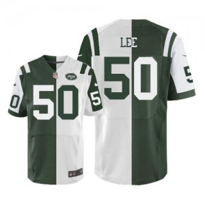 Jerseys Factory Cheap Nike Jets #50 Darron Lee Green/White Men's