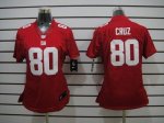 Jerseys Factory Cheap Nike Giants #80 Victor Cruz Red Alternate