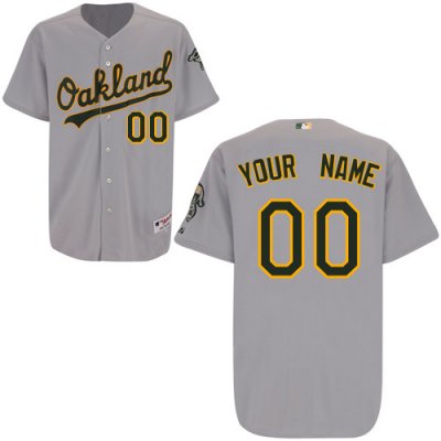 Jerseys Factory Cheap Athletics Personalized Authentic Grey Base