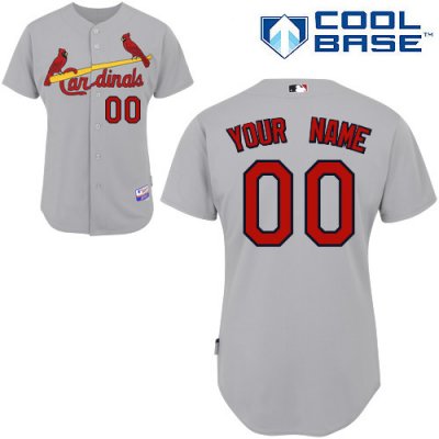 Jerseys Factory Cheap Cardinals Customized Authentic Grey Cool B