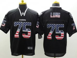 Jerseys Factory Cheap Nike Raiders #75 Howie Long Black Men's St