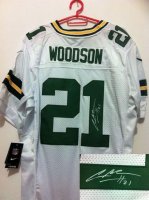 Jerseys Factory Cheap Nike Packers #21 Charles Woodson White Men