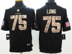 Jerseys Factory Cheap Nike Raiders #75 Howie Long Black Men's St