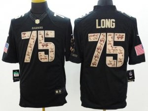 Jerseys Factory Cheap Nike Raiders #75 Howie Long Black Men's St