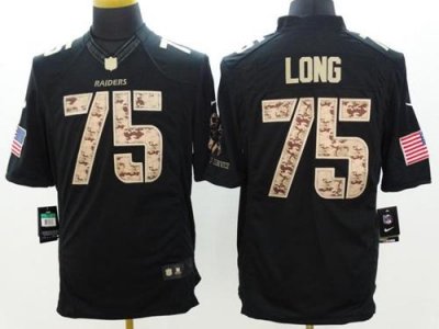 Jerseys Factory Cheap Nike Raiders #75 Howie Long Black Men's St
