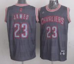 Jerseys Factory Cheap Cavaliers #23 LeBron James Black Rhythm Fa