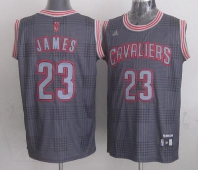 Jerseys Factory Cheap Cavaliers #23 LeBron James Black Rhythm Fa