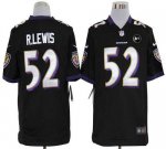 Jerseys Factory Cheap Nike Ravens #52 Ray Lewis Black Alternate