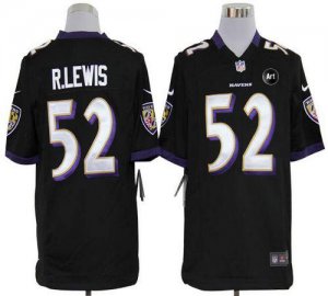 Jerseys Factory Cheap Nike Ravens #52 Ray Lewis Black Alternate